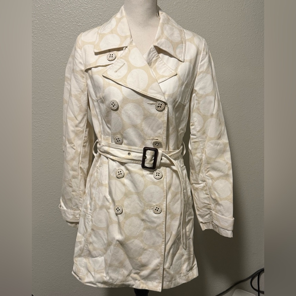 Merona Trench Coat Size M